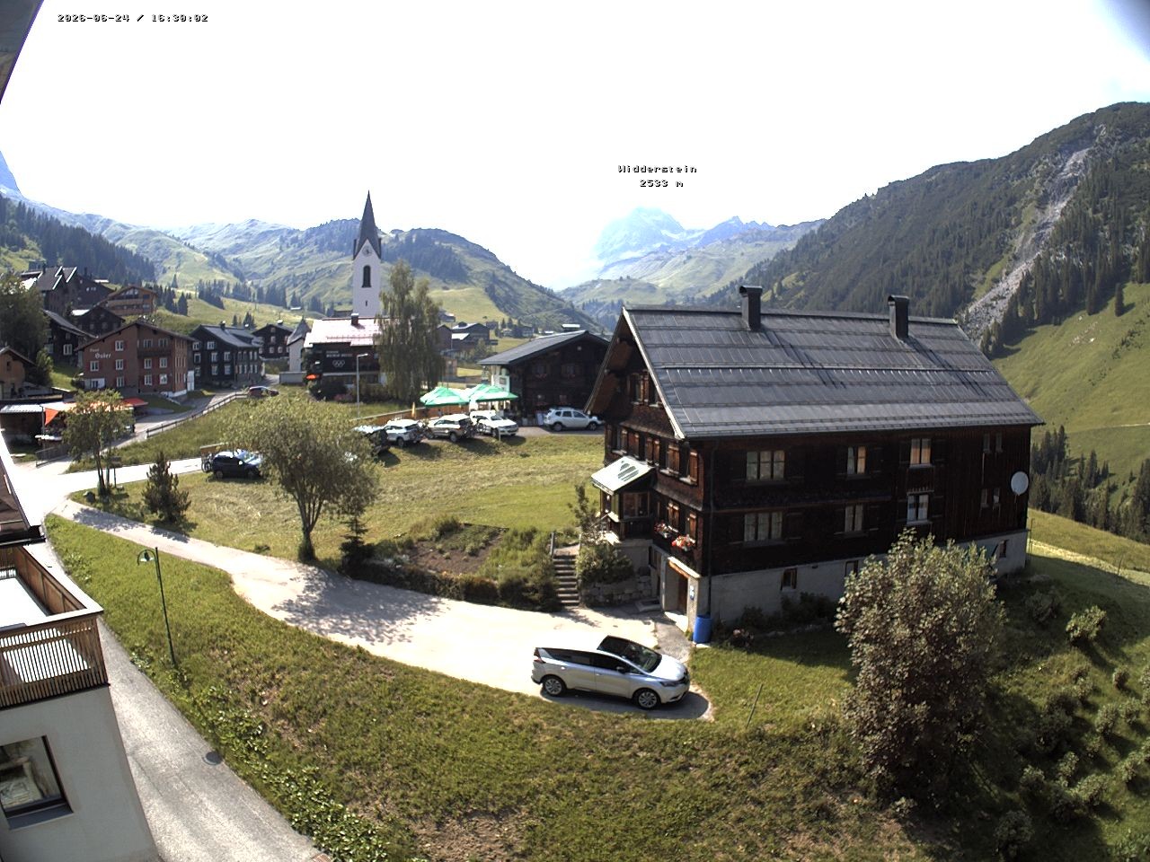 Archiv Foto Webcam Dorfzentrum von Warth