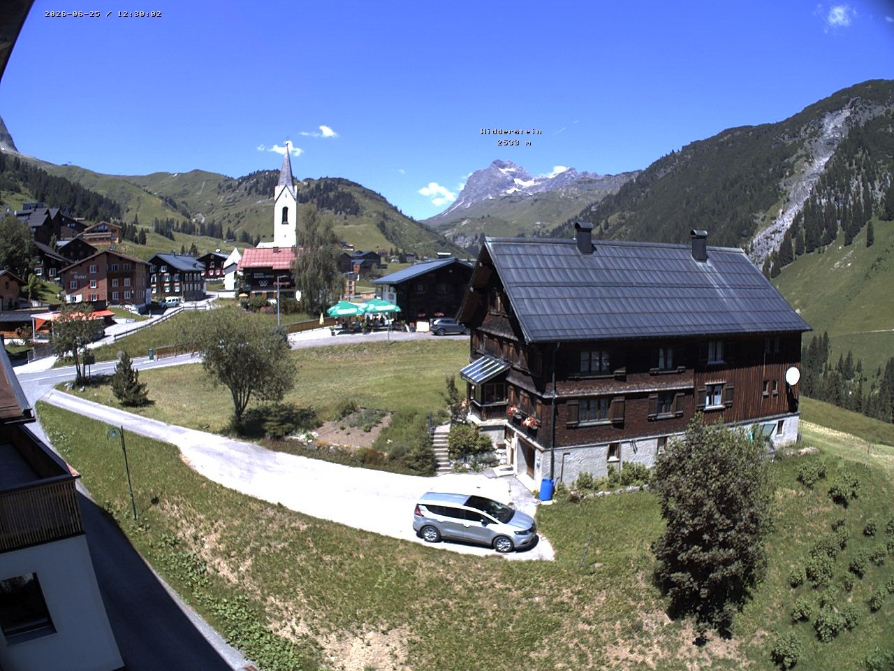 Archived image Webcam Village center Warth