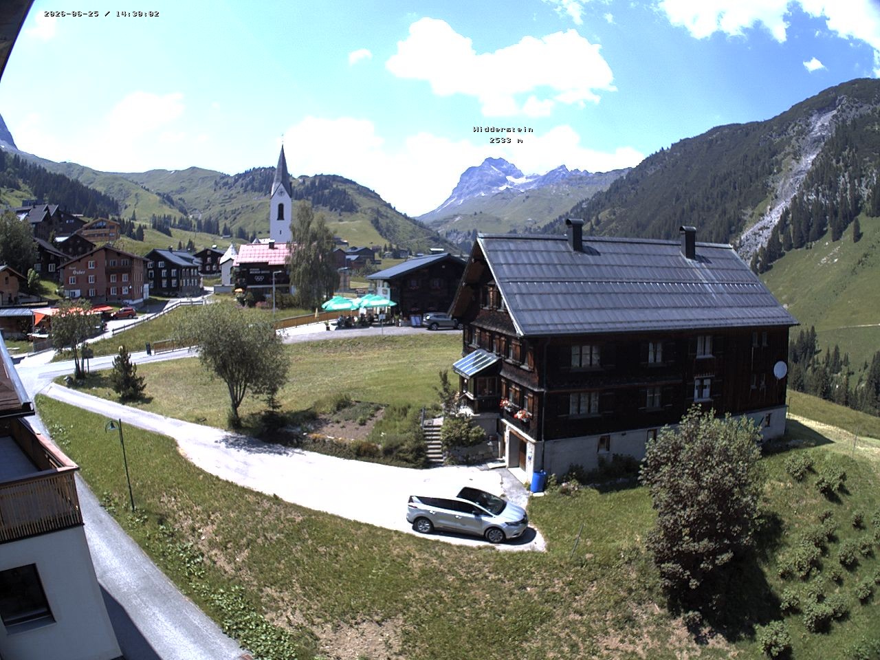Archived image Webcam Village center Warth