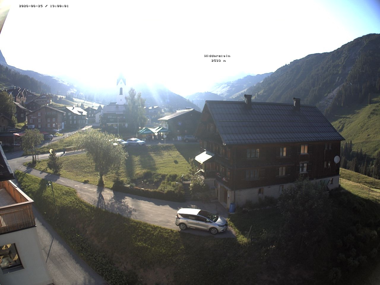 Archived image Webcam Village center Warth
