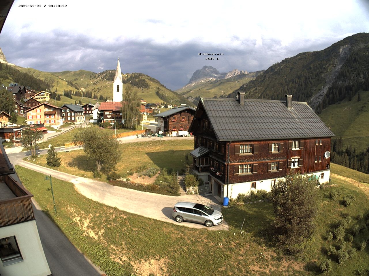 Archiv Foto Webcam Dorfzentrum von Warth