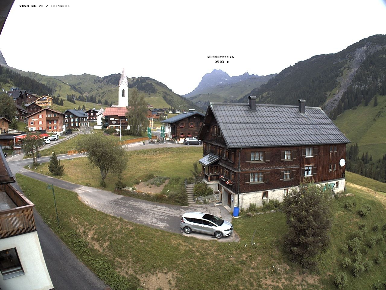 Archiv Foto Webcam Dorfzentrum von Warth