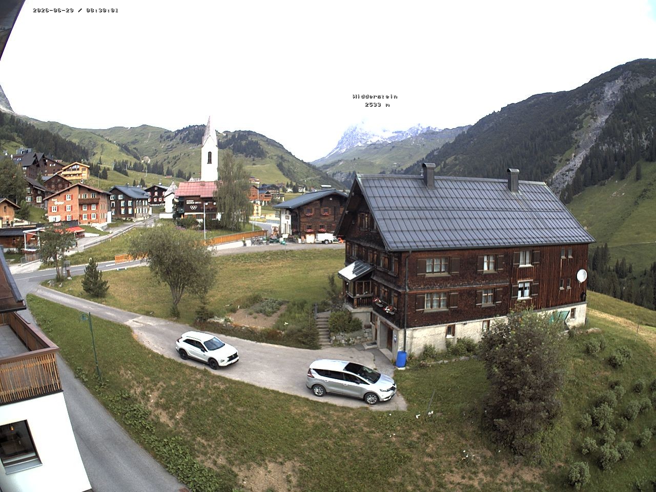 Archived image Webcam Village center Warth