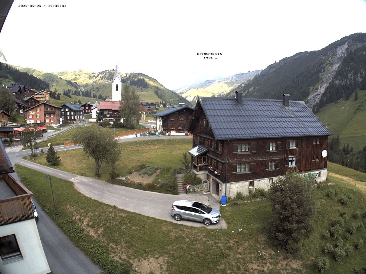 Archived image Webcam Village center Warth