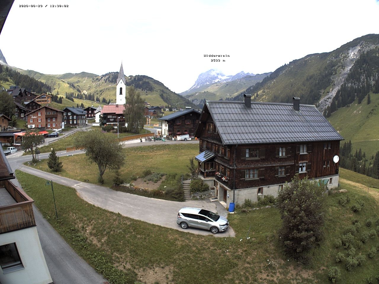Archived image Webcam Village center Warth