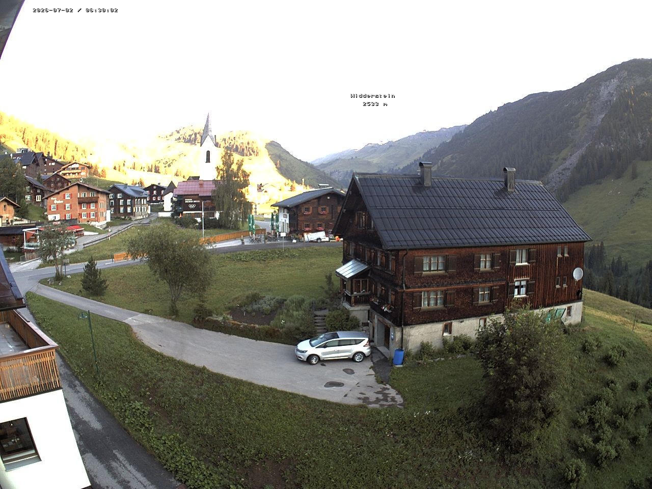 Archived image Webcam Village center Warth