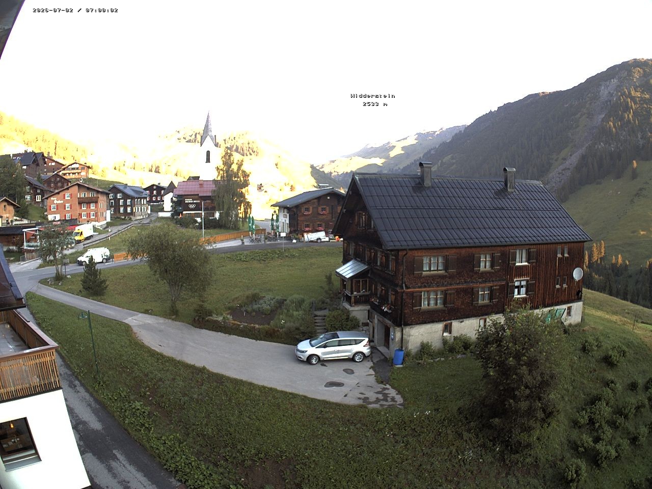 Archived image Webcam Village center Warth