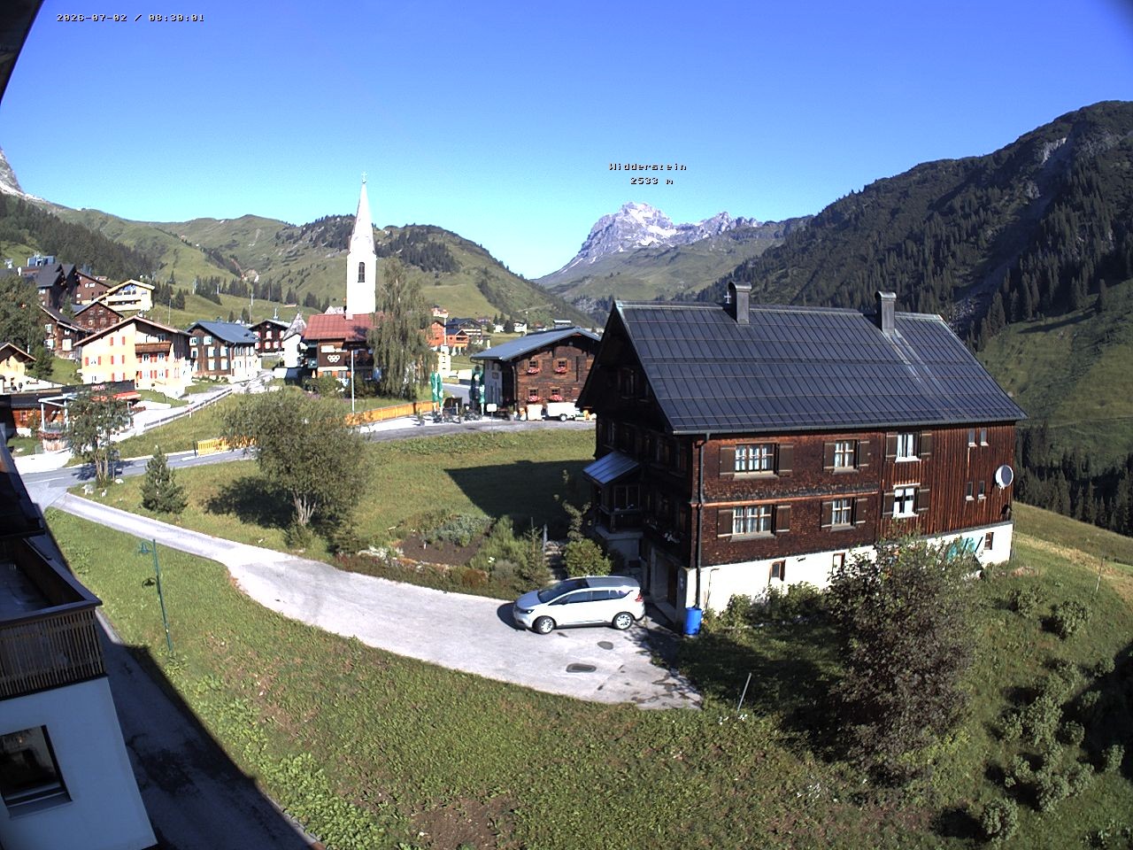 Archived image Webcam Village center Warth