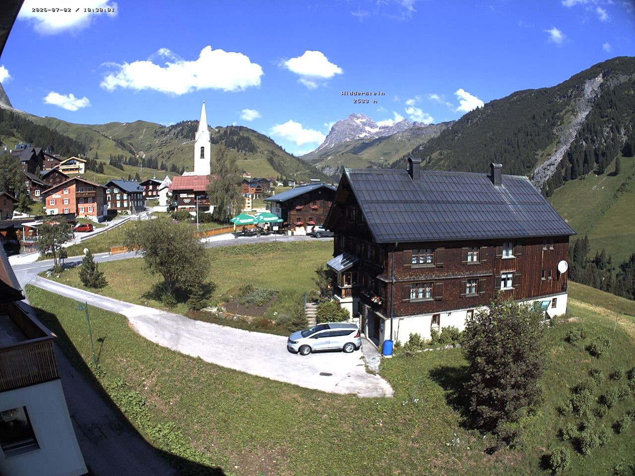 Archived image Webcam Village center Warth