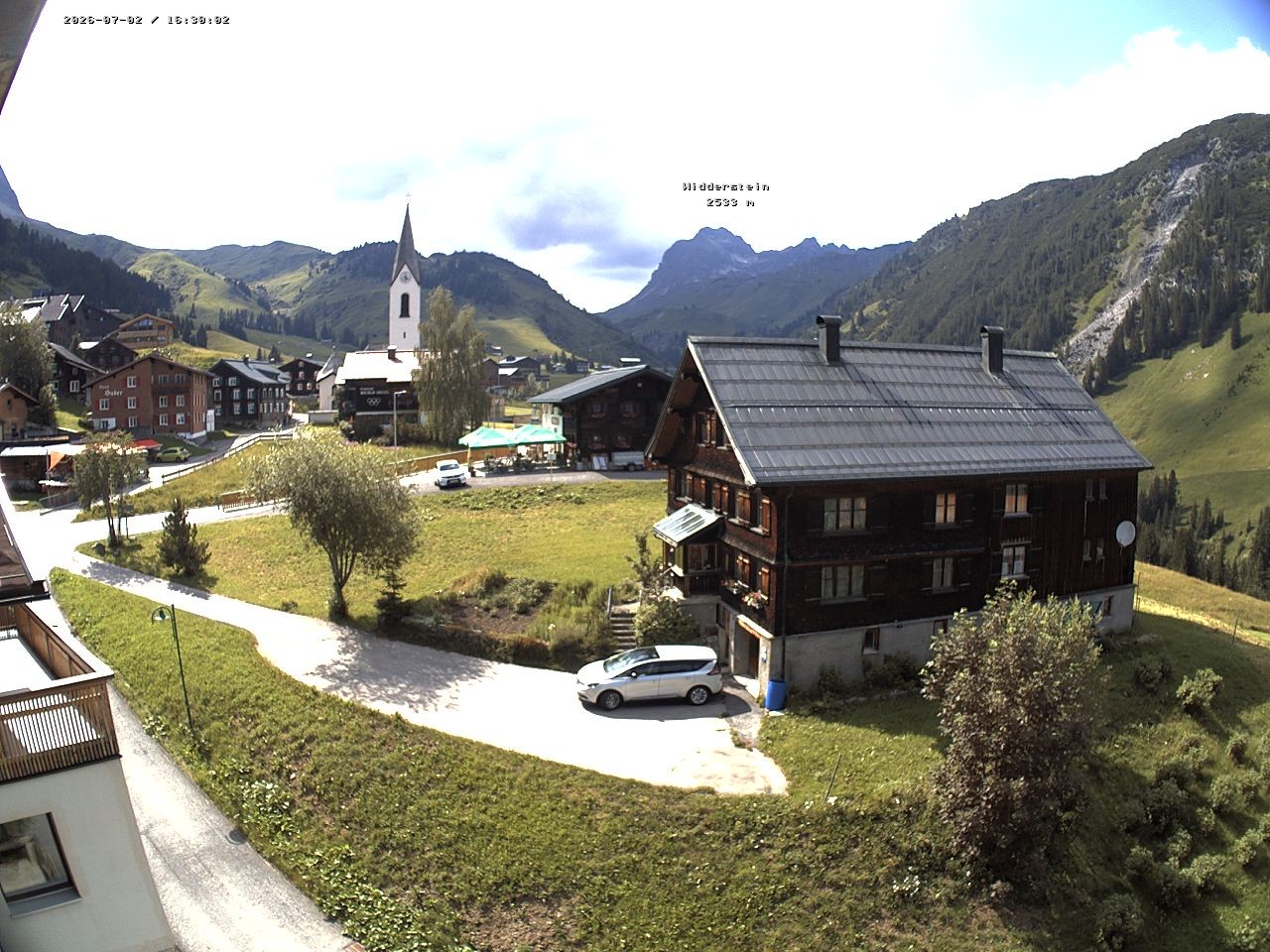 Archiv Foto Webcam Dorfzentrum von Warth