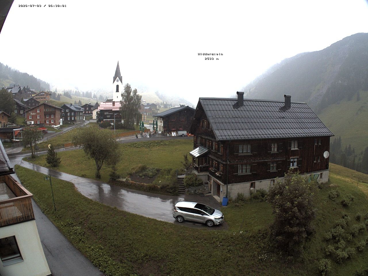 Archiv Foto Webcam Dorfzentrum von Warth