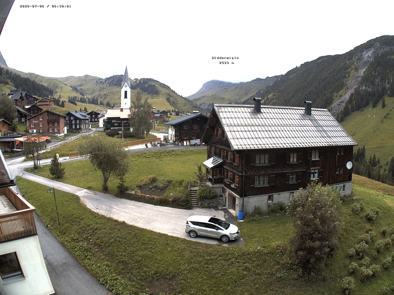 Archiv Foto Webcam Dorfzentrum von Warth