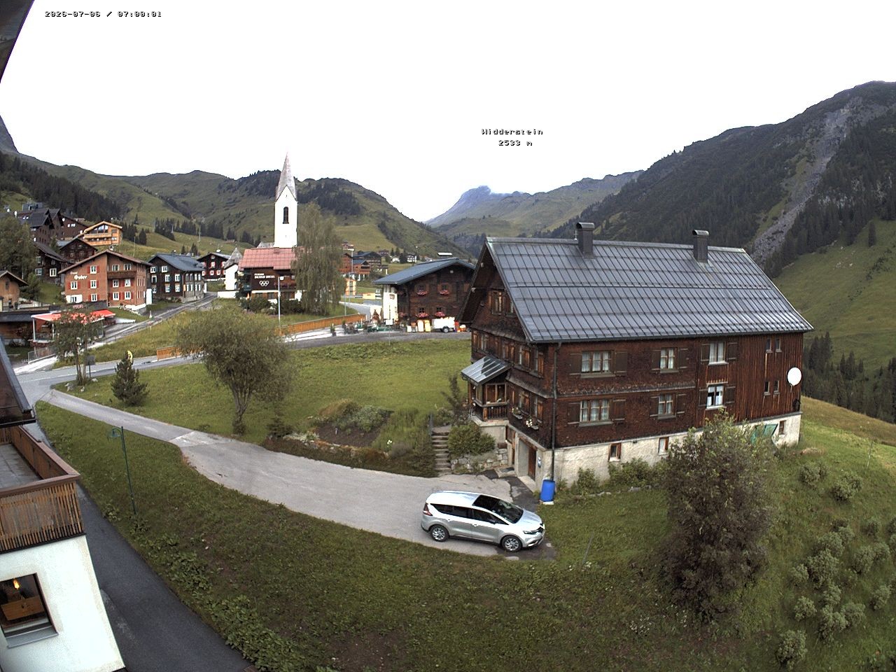 Archiv Foto Webcam Dorfzentrum von Warth