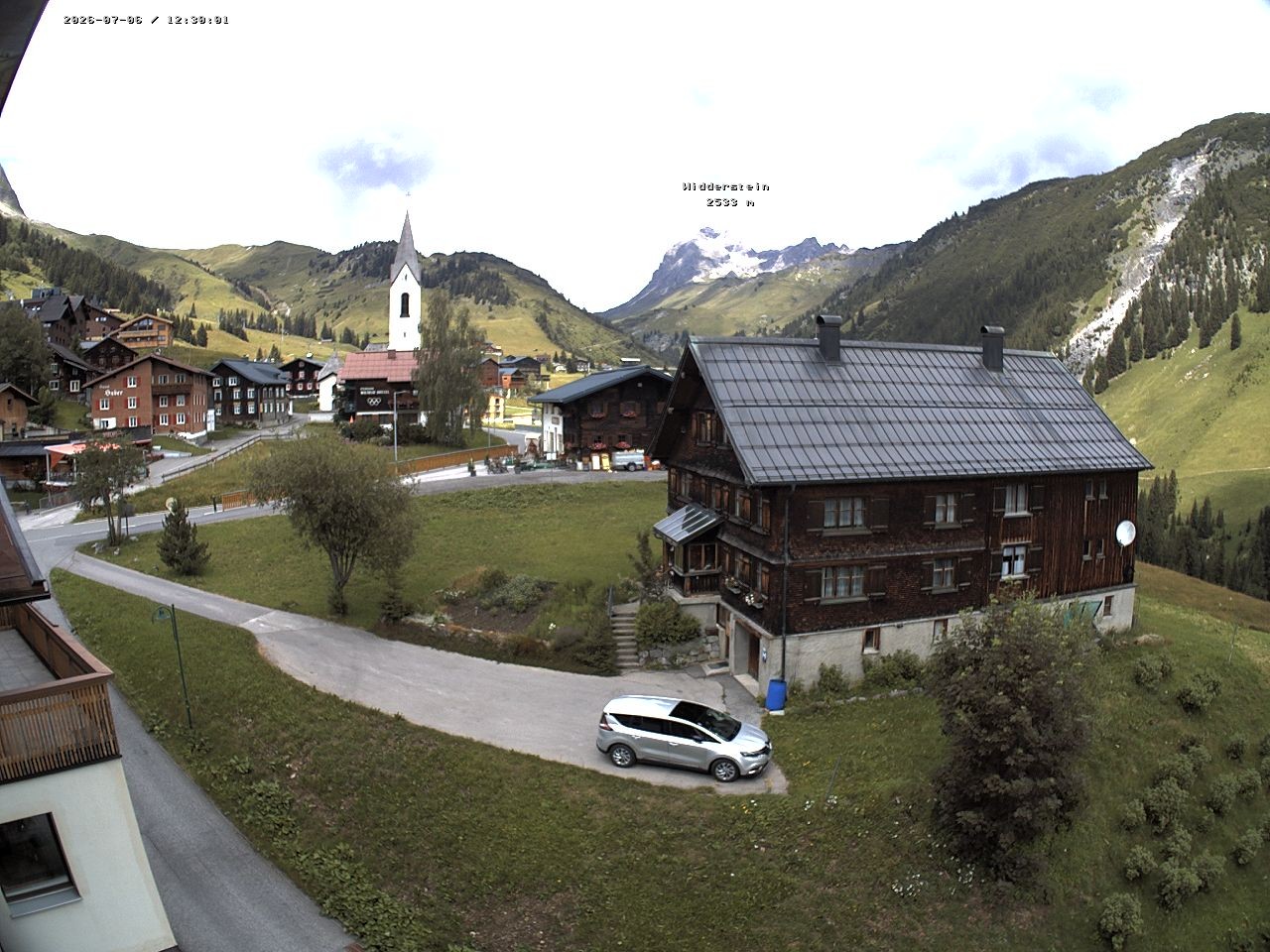 Archiv Foto Webcam Dorfzentrum von Warth