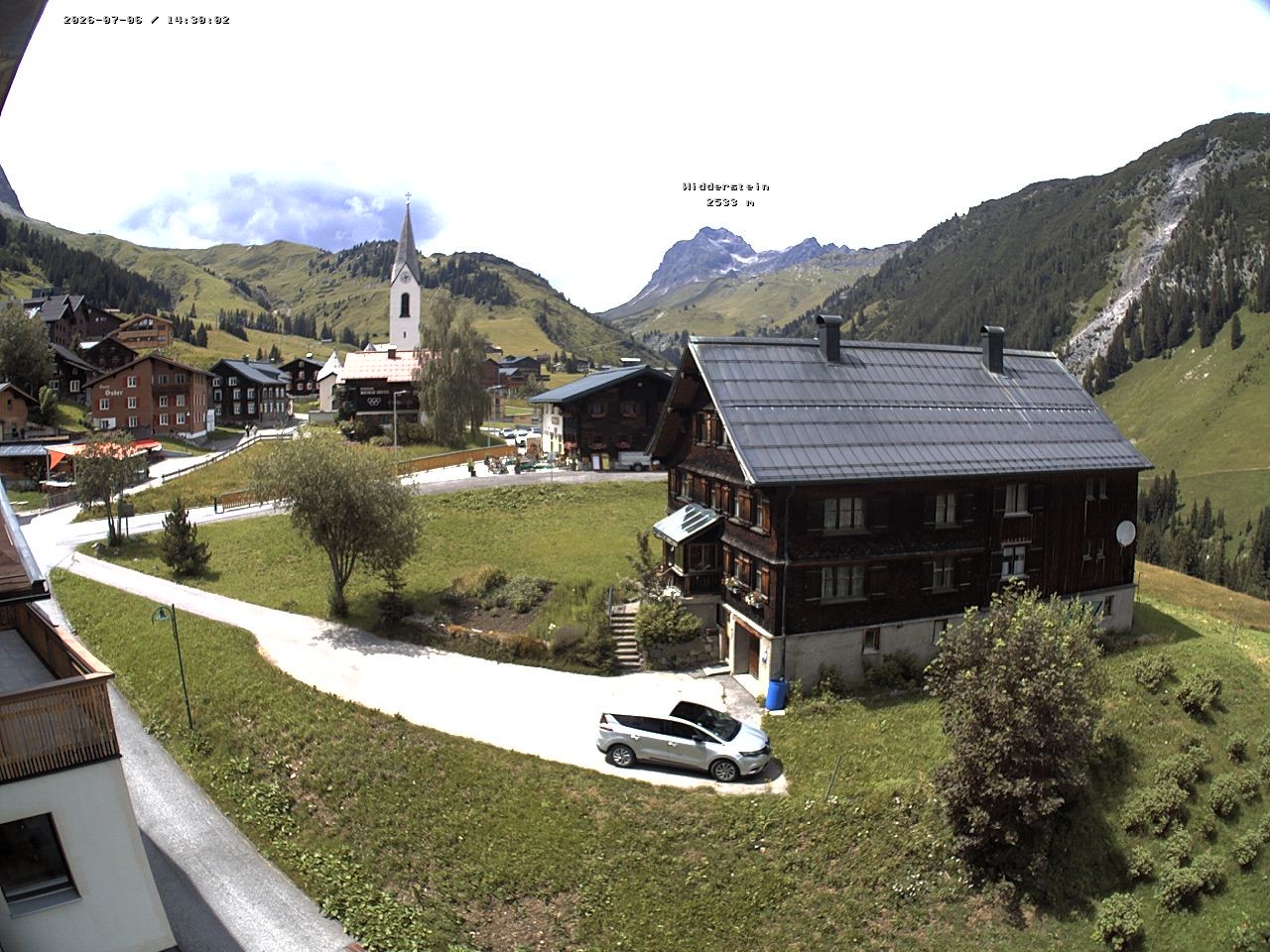Archiv Foto Webcam Dorfzentrum von Warth