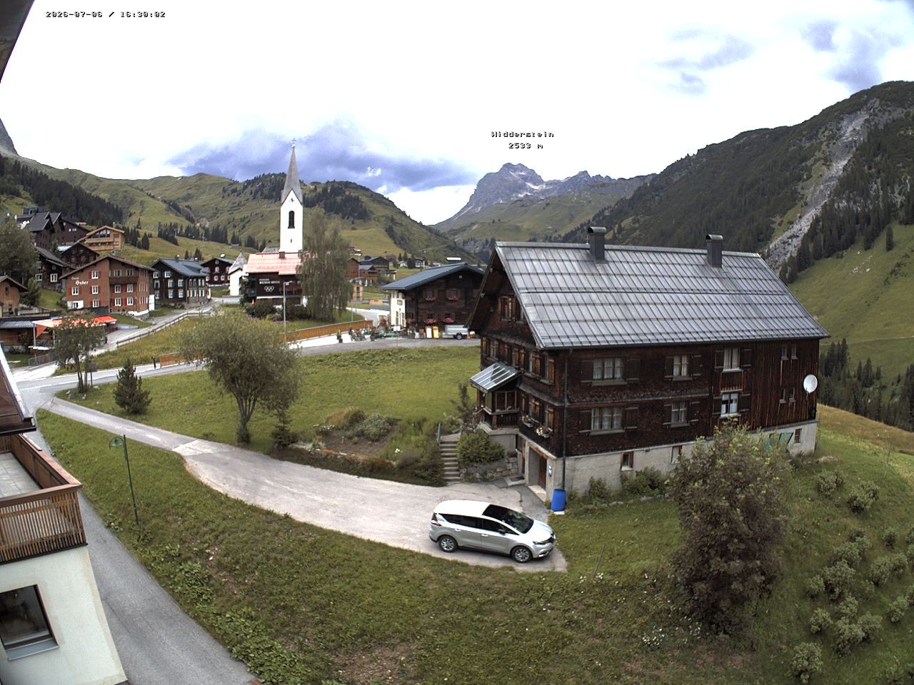 Archiv Foto Webcam Dorfzentrum von Warth