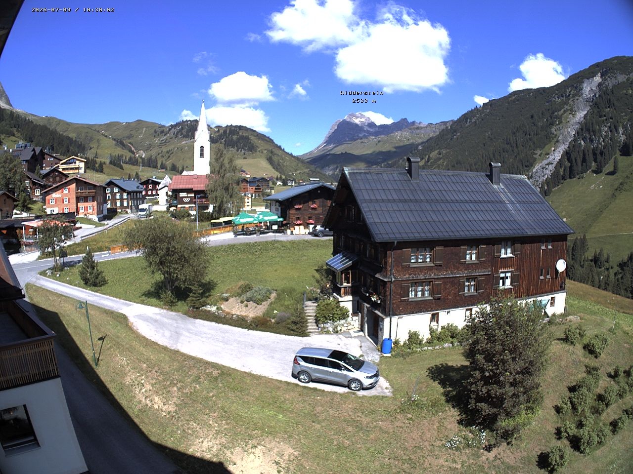 Archived image Webcam Village center Warth