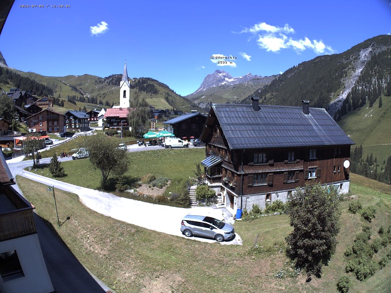 Archived image Webcam Village center Warth