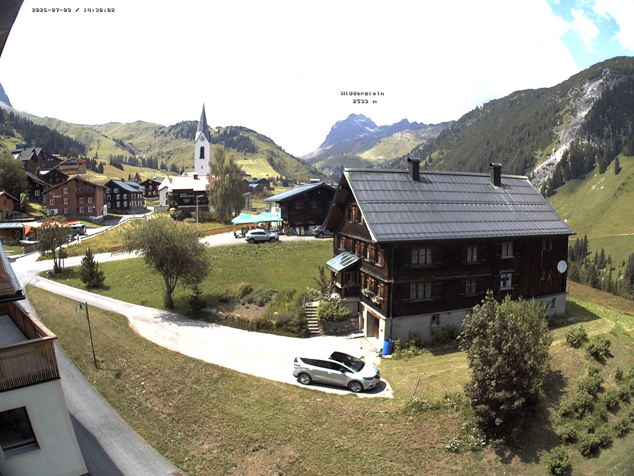 Archived image Webcam Village center Warth