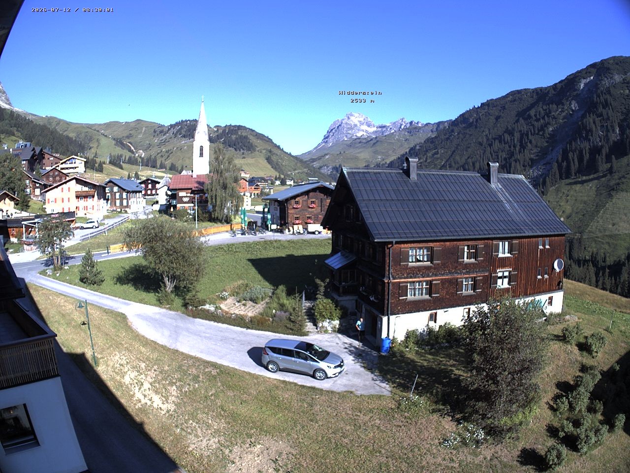 Archived image Webcam Village center Warth