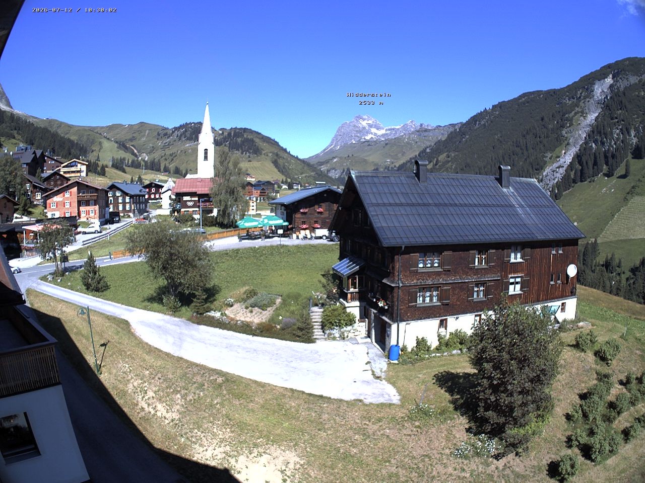 Archived image Webcam Village center Warth