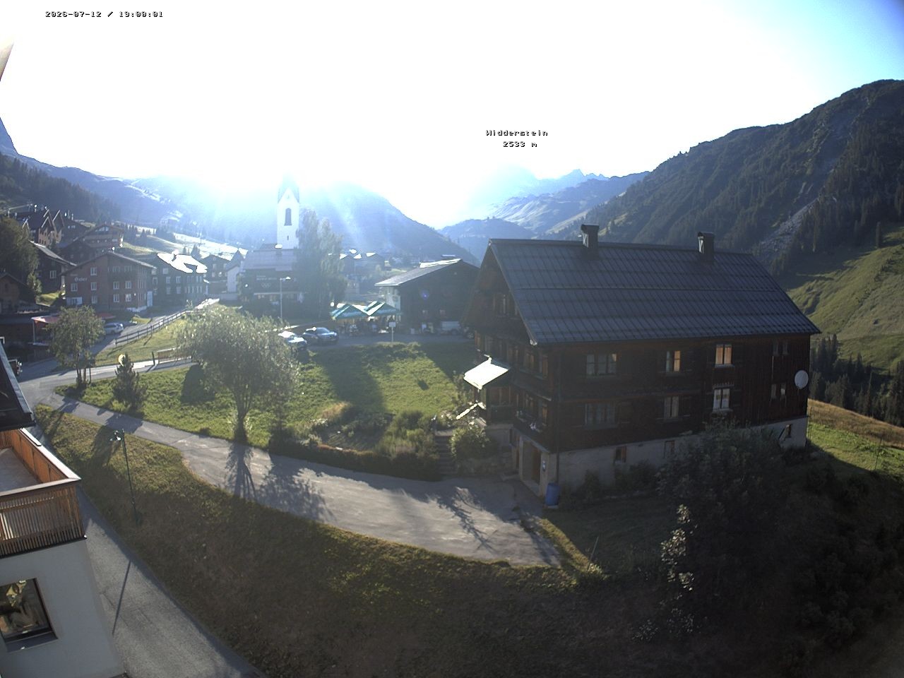 Archived image Webcam Village center Warth