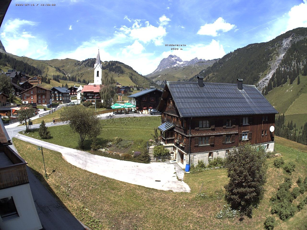 Archived image Webcam Village center Warth