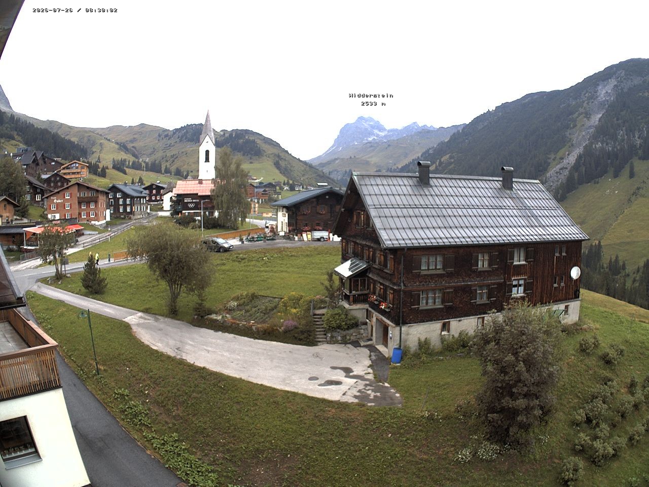 Archived image Webcam Village center Warth