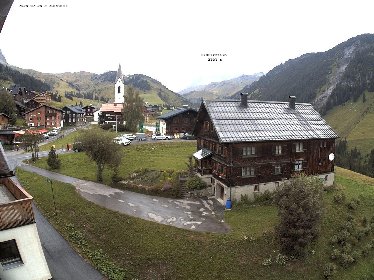 Archived image Webcam Village center Warth