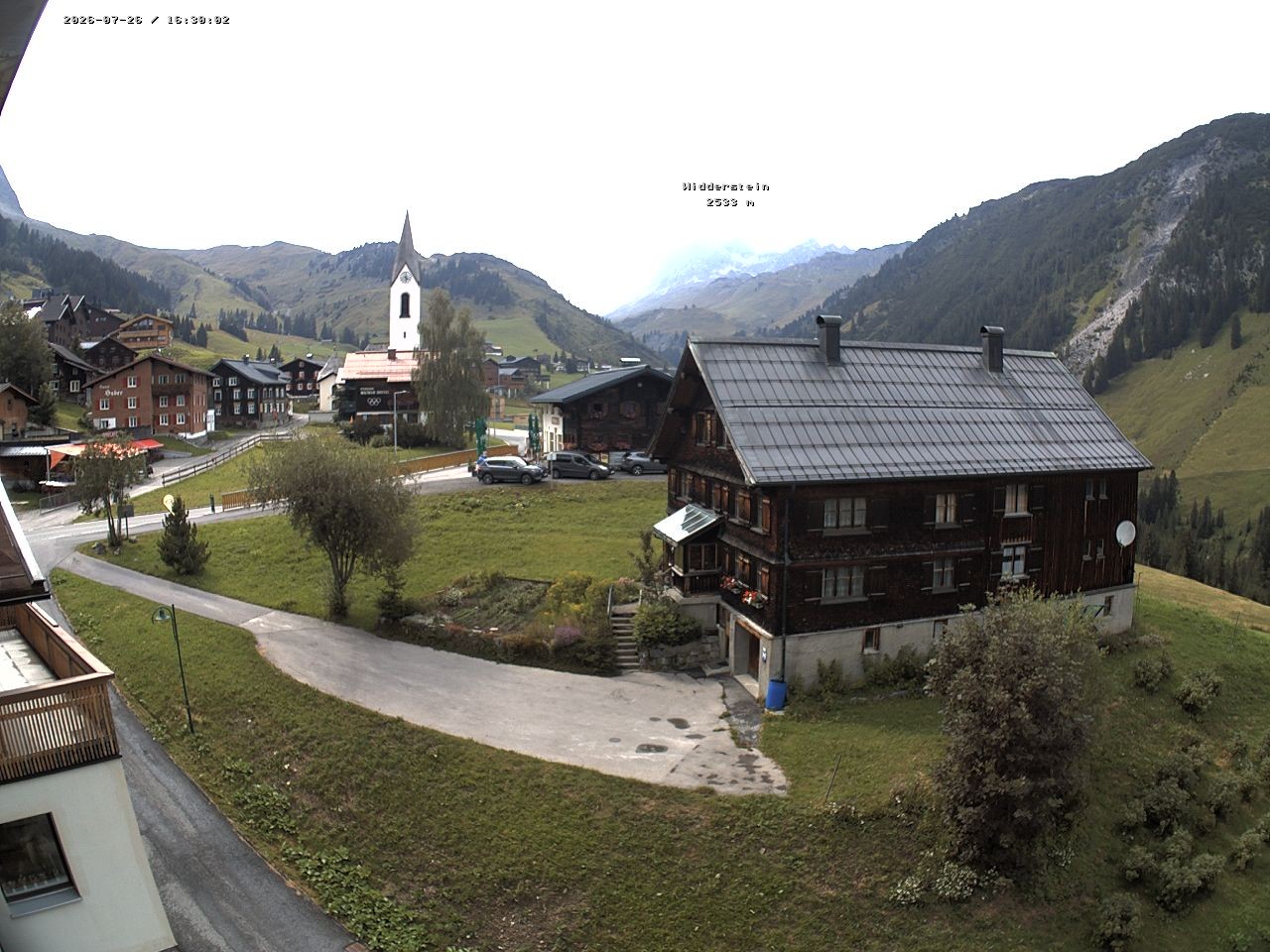 Archived image Webcam Village center Warth