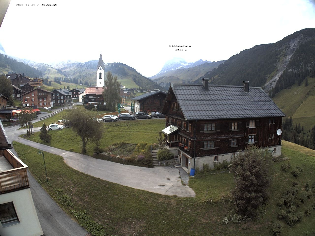 Archived image Webcam Village center Warth