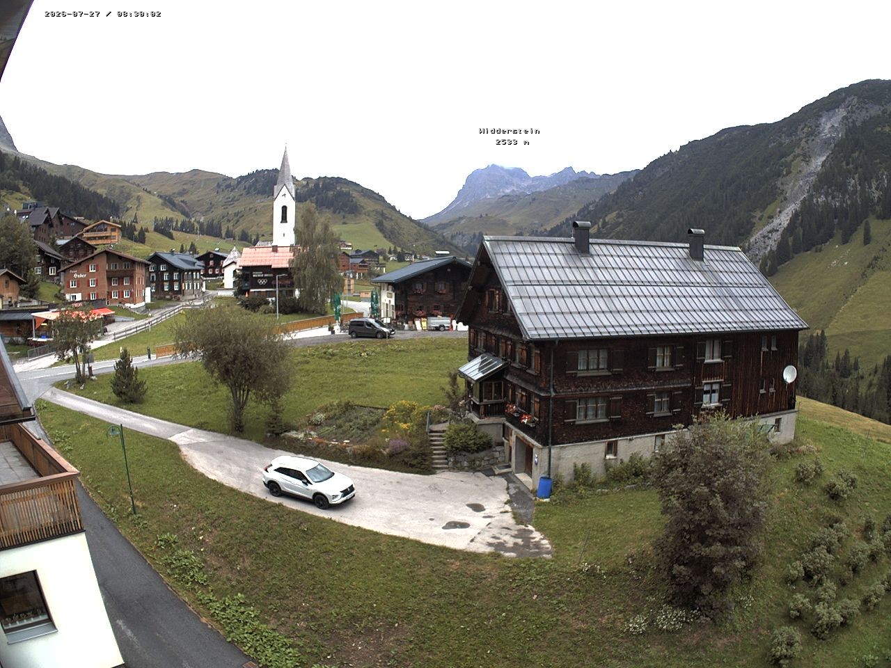 Archiv Foto Webcam Dorfzentrum von Warth