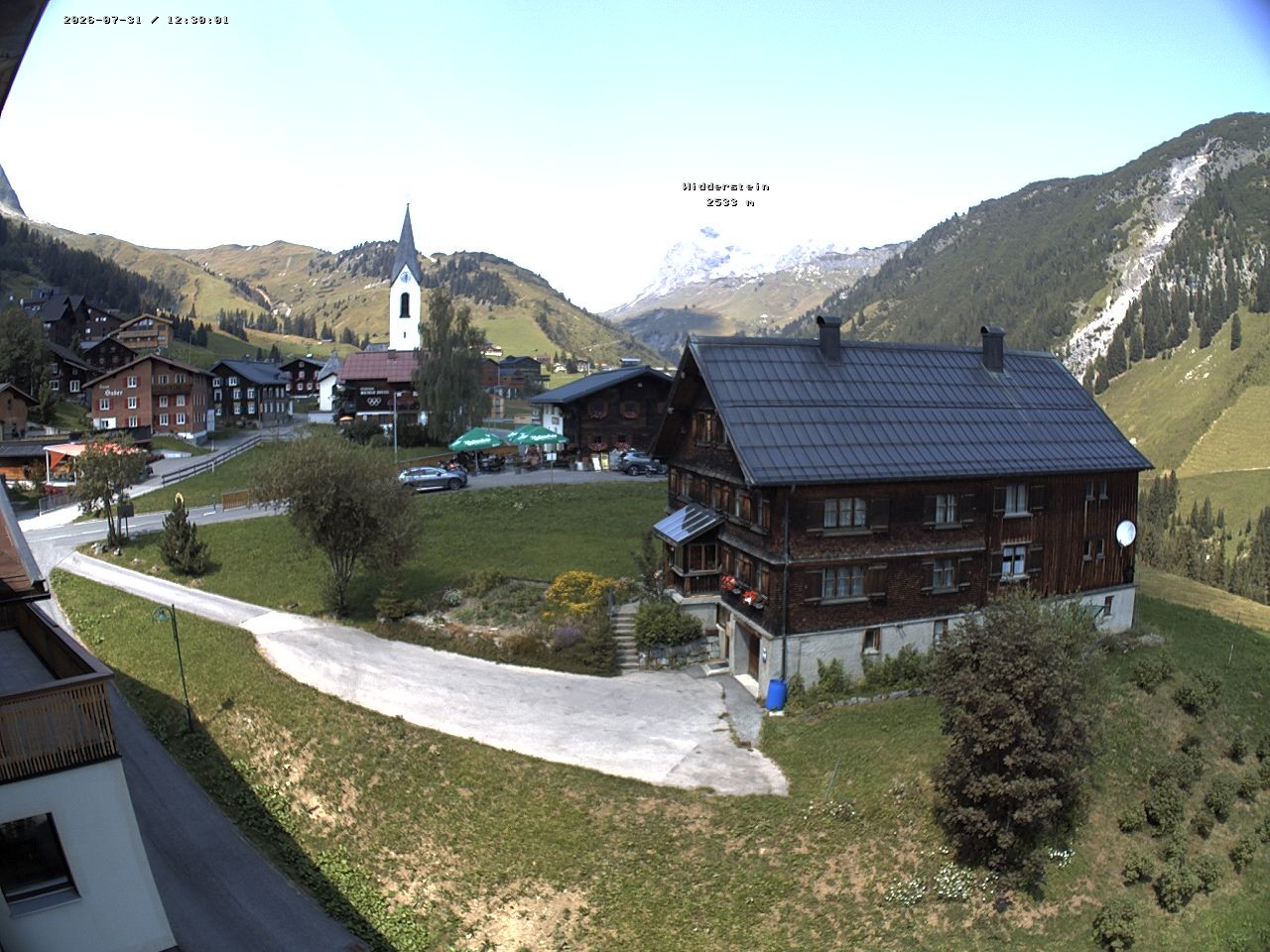 Archived image Webcam Village center Warth