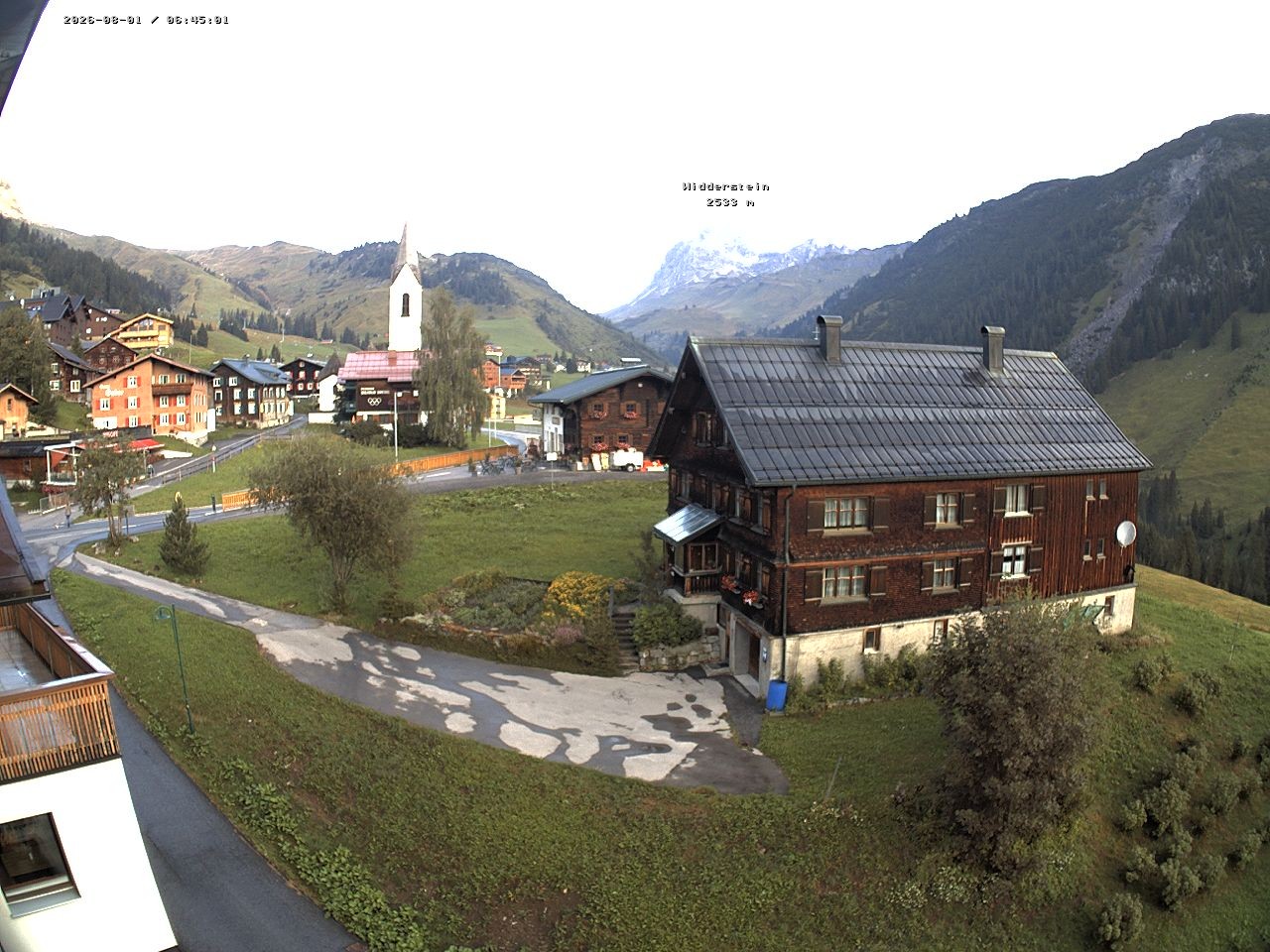 Archiv Foto Webcam Dorfzentrum von Warth
