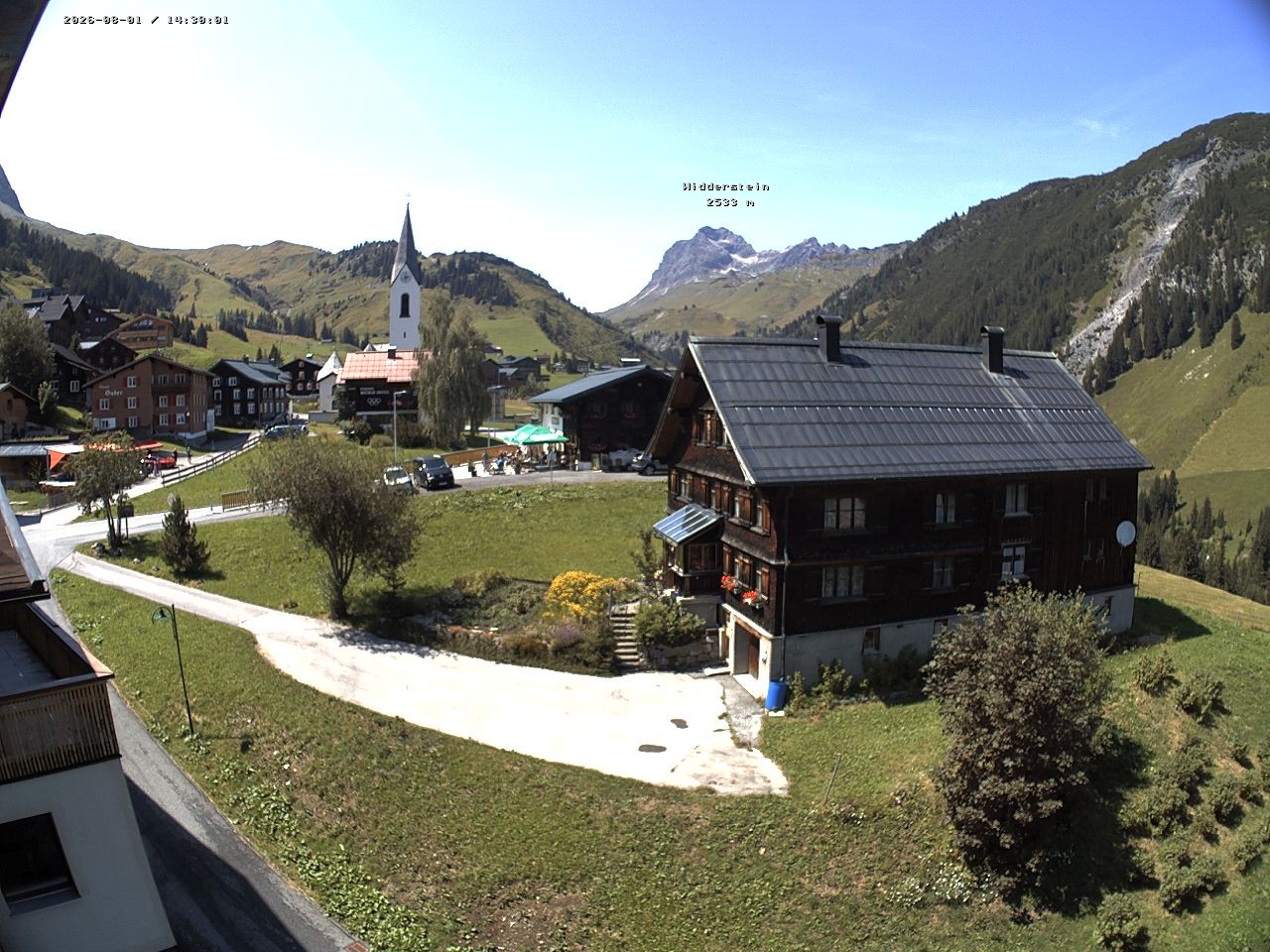 Archived image Webcam Village center Warth