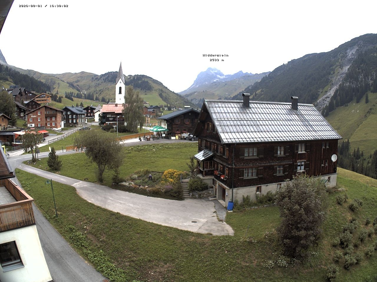 Archived image Webcam Village center Warth