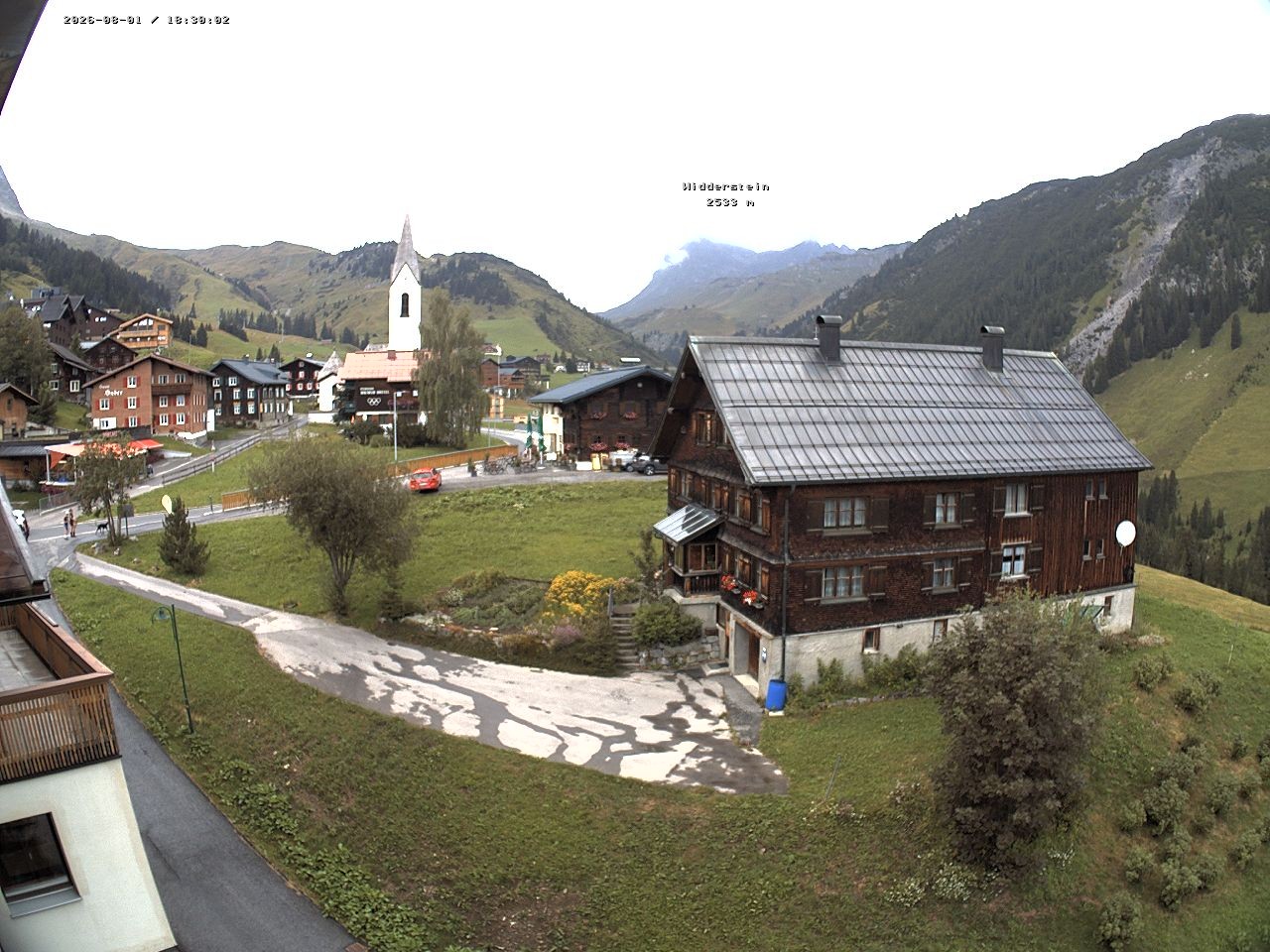 Archived image Webcam Village center Warth