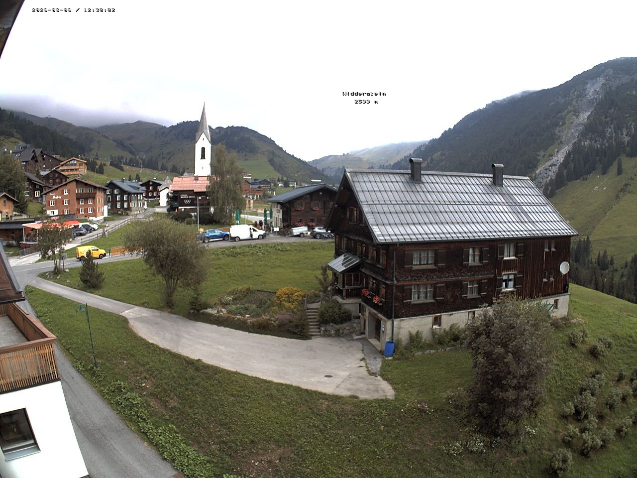 Archiv Foto Webcam Dorfzentrum von Warth