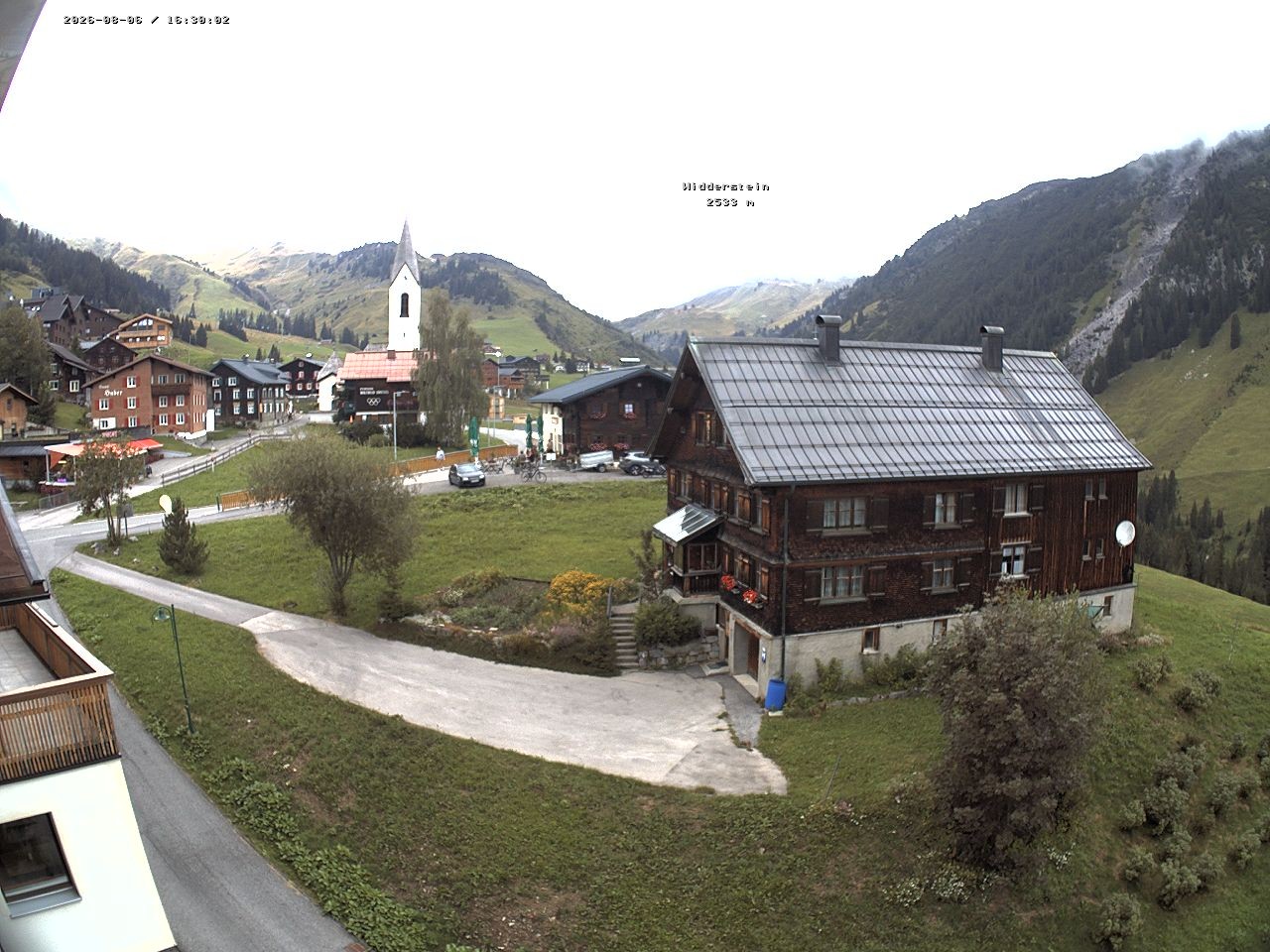 Archiv Foto Webcam Dorfzentrum von Warth