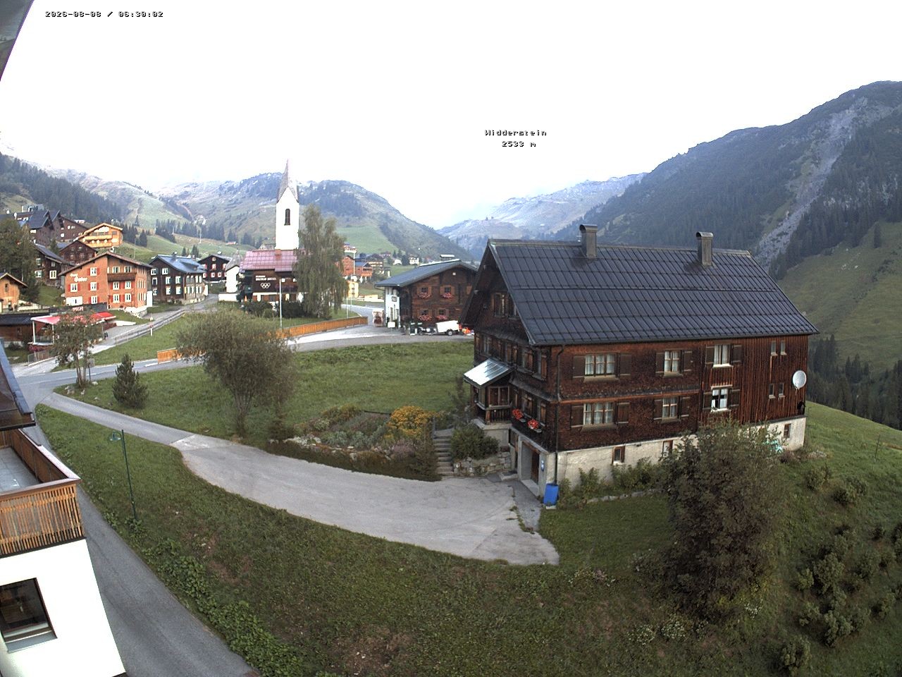 Archiv Foto Webcam Dorfzentrum von Warth
