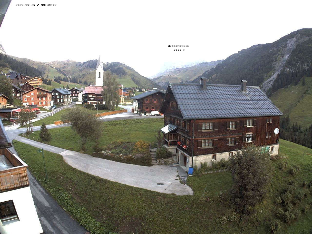 Archived image Webcam Village center Warth