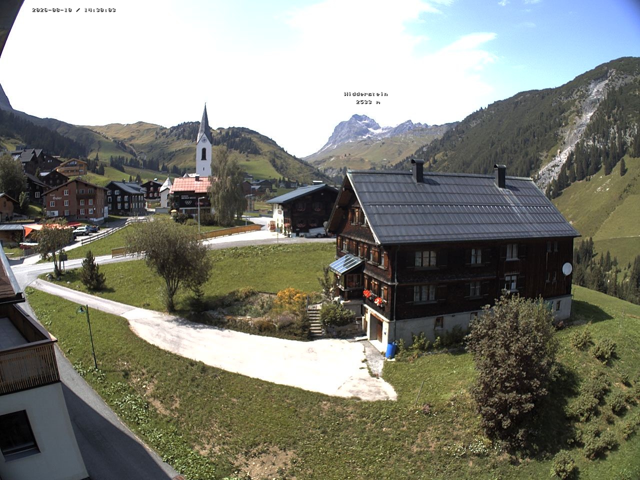 Archived image Webcam Village center Warth