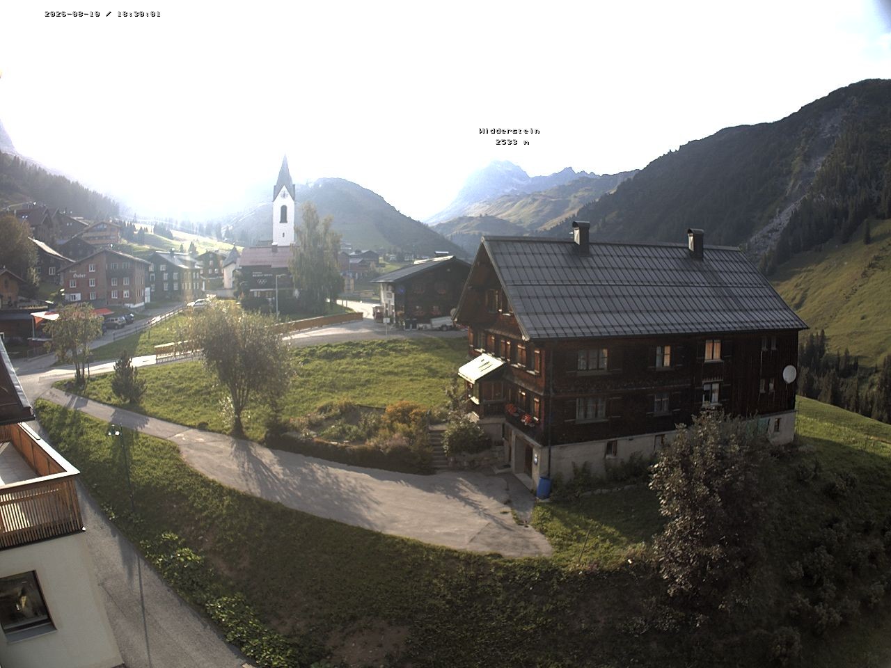 Archived image Webcam Village center Warth