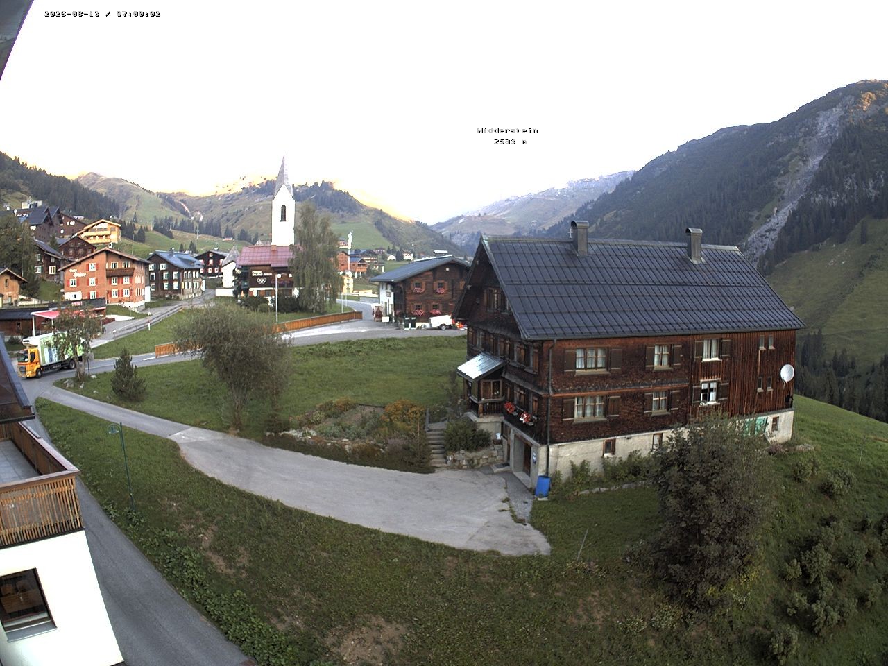 Archived image Webcam Village center Warth