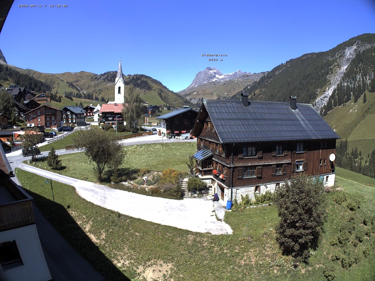 Archived image Webcam Village center Warth