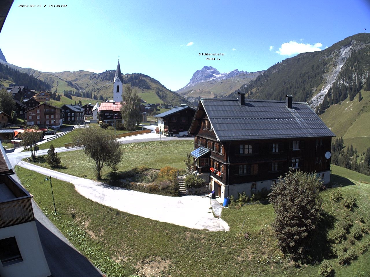 Archived image Webcam Village center Warth