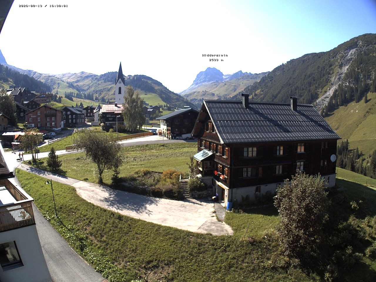 Archiv Foto Webcam Dorfzentrum von Warth