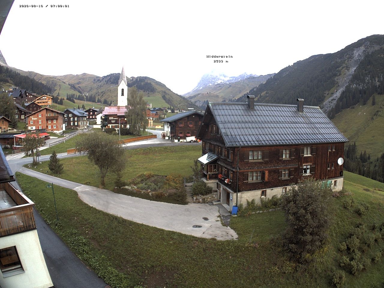 Archived image Webcam Village center Warth