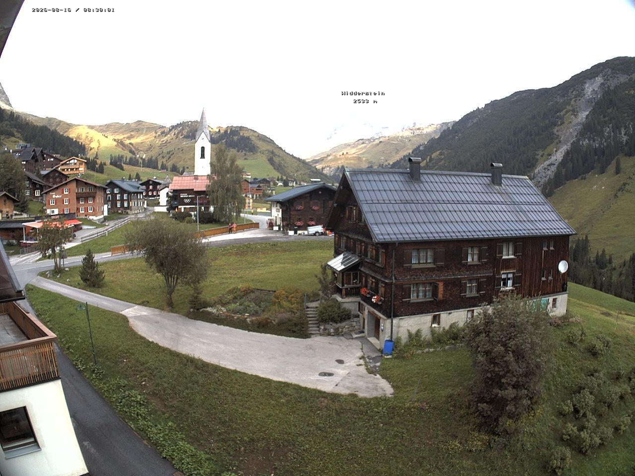 Archived image Webcam Village center Warth