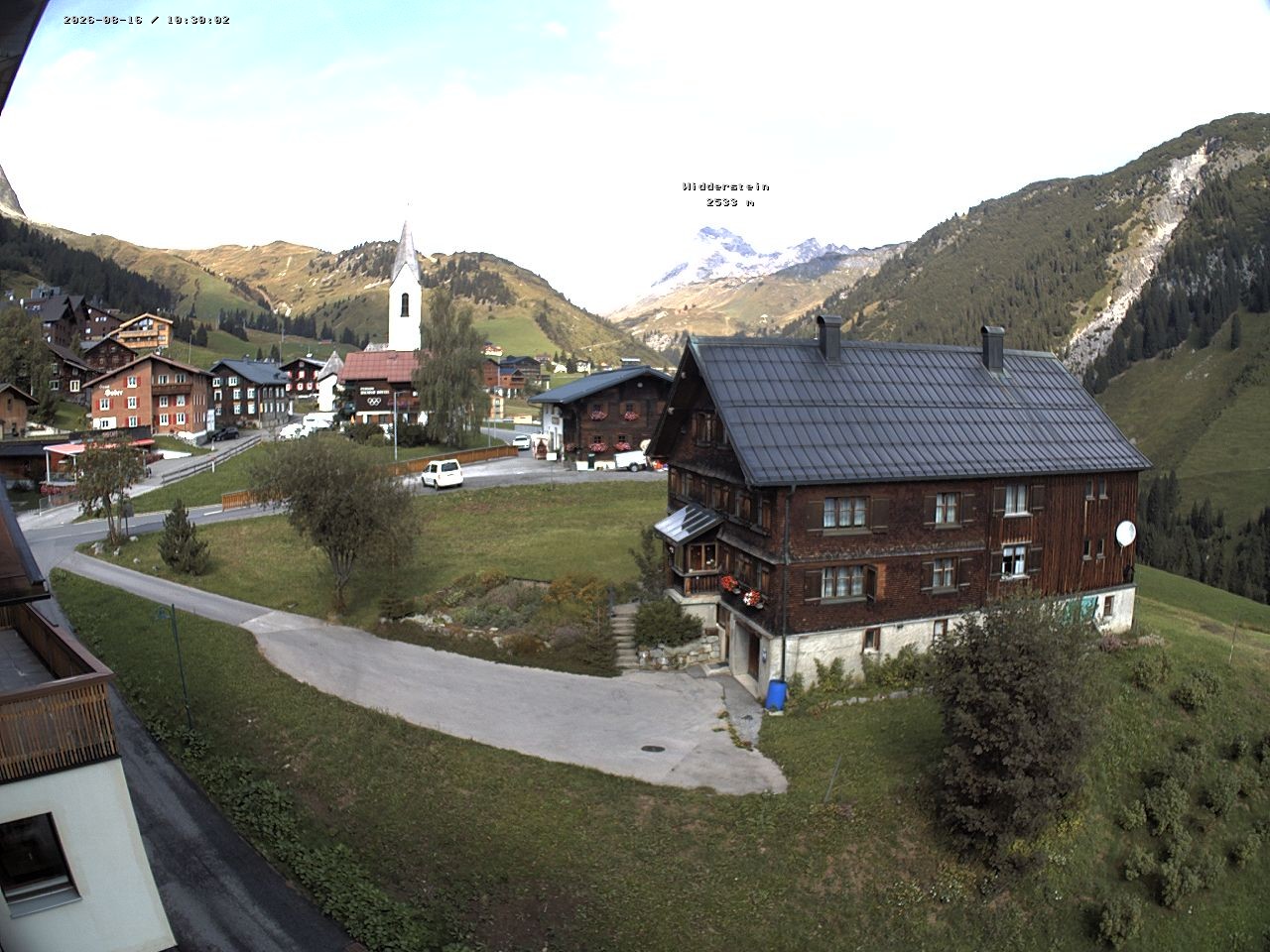 Archived image Webcam Village center Warth